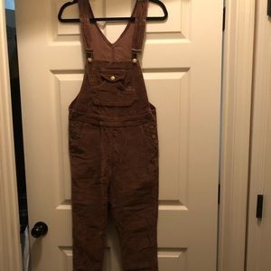 Brown Corduroy Overalls